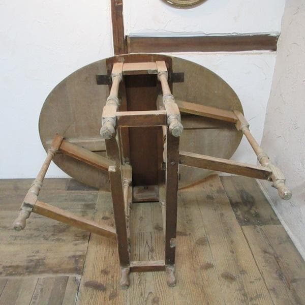 イギリス アンティーク 家具 ゲートレッグテーブル ダイニング 英国 6919d