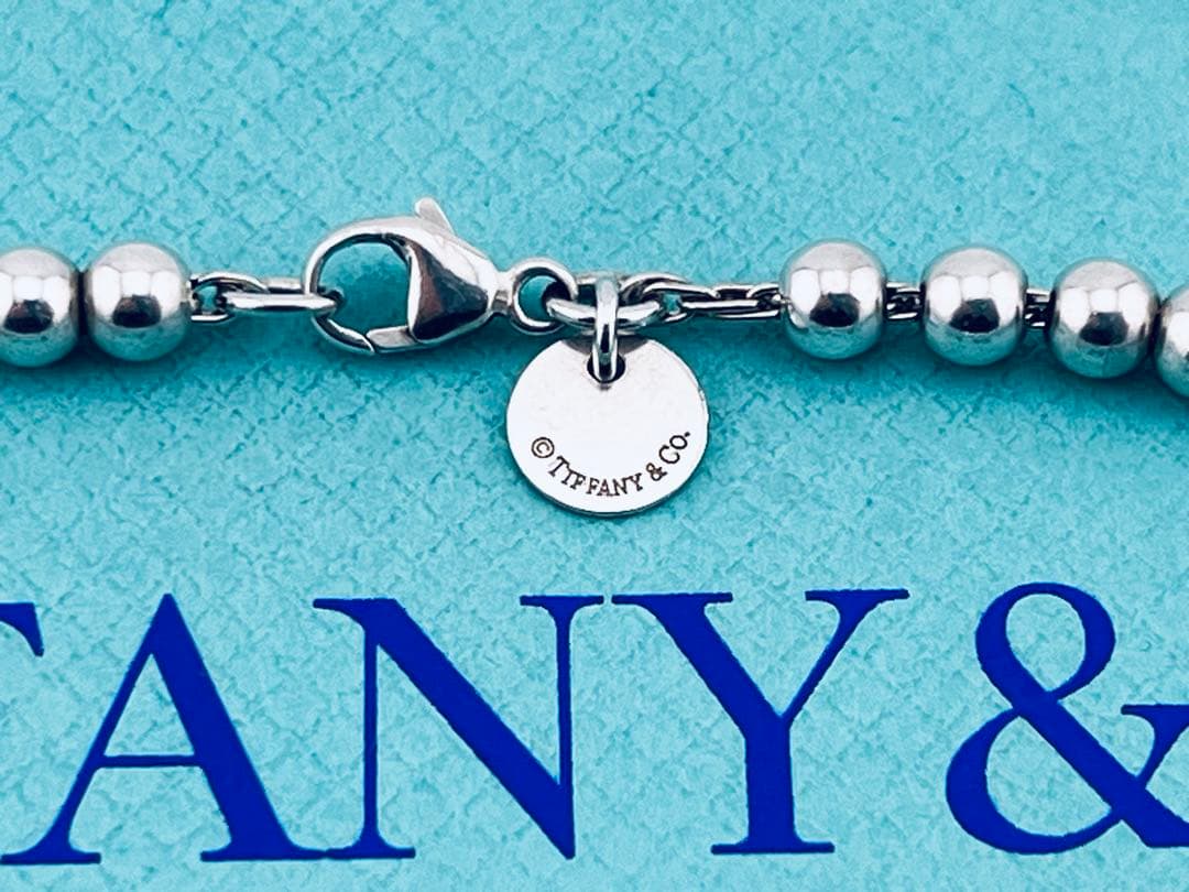 c973ティファニー　リターントゥ　ミニハートタグ　ボールチェーン　ブレスレット