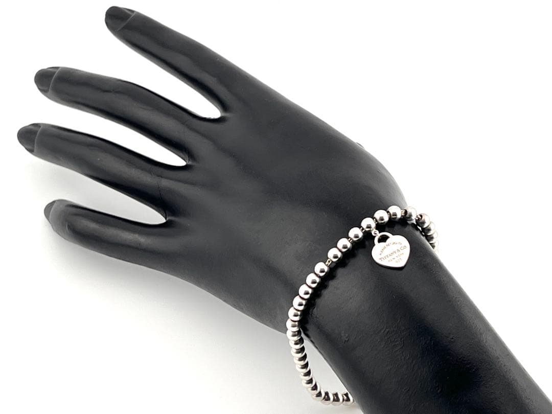 c973ティファニー　リターントゥ　ミニハートタグ　ボールチェーン　ブレスレット