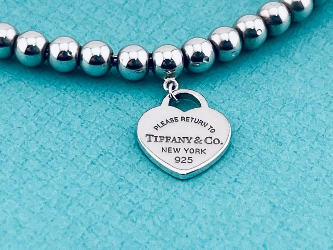 c973ティファニー　リターントゥ　ミニハートタグ　ボールチェーン　ブレスレット