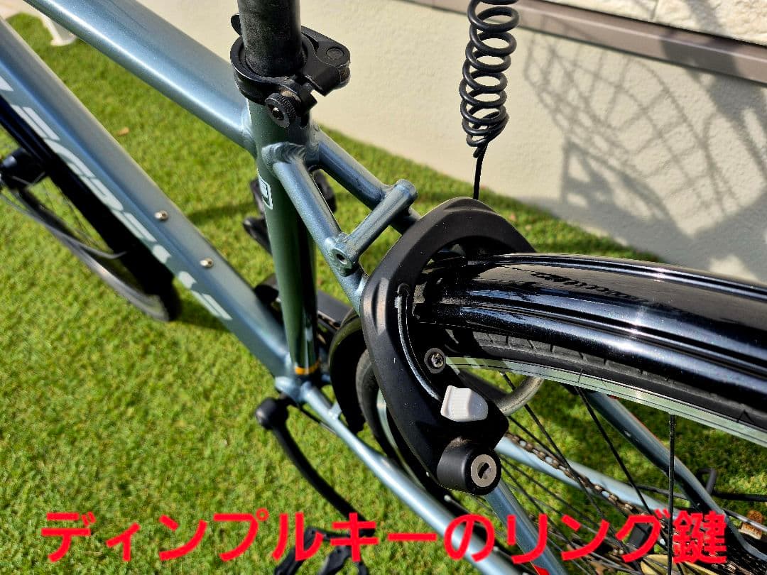 【埼玉手渡し】700C軽量アルミクロスバイク☆オートライト仕様カスタムあり