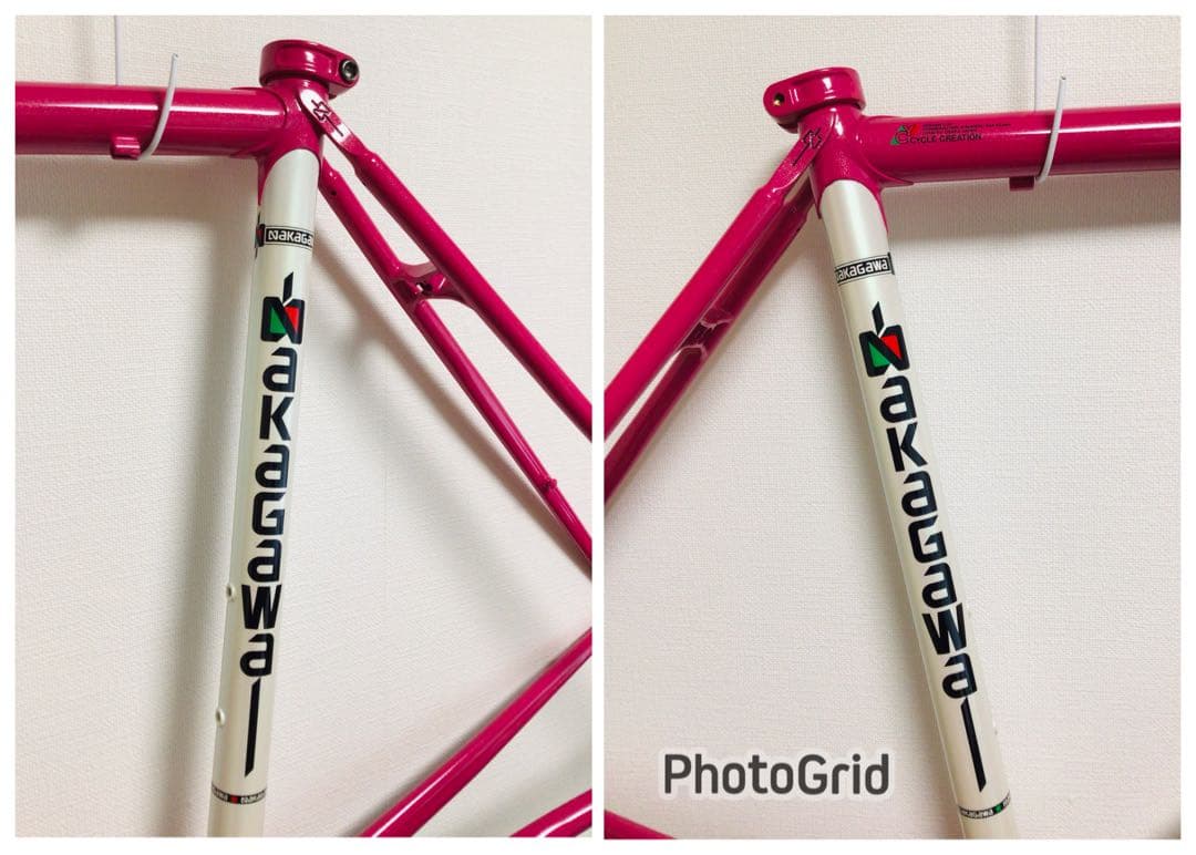 NAKAGAWA Prominence ピンク 50 デッドストック・クロモリ