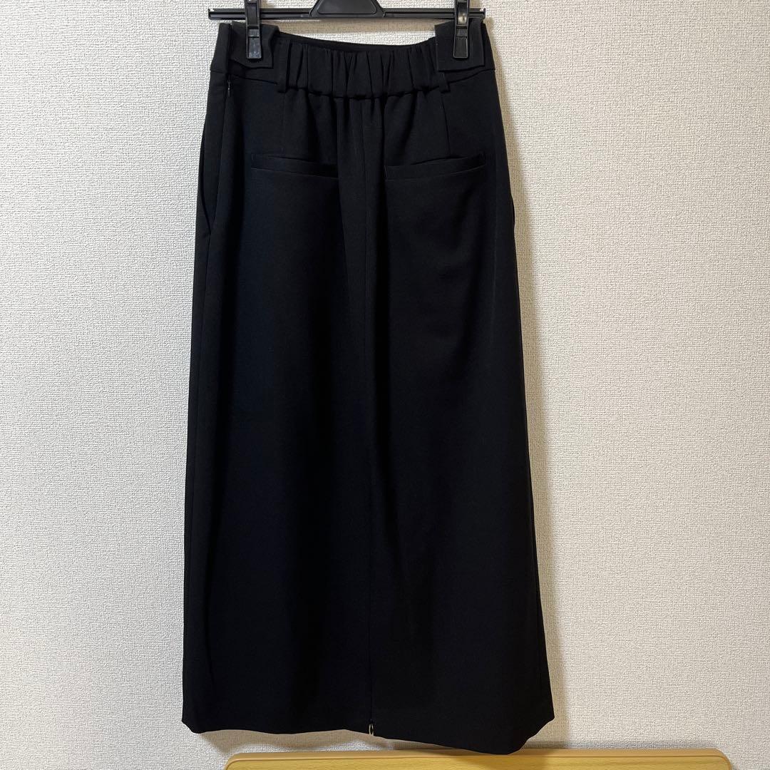 crewre クルーレ 3wayスリットIラインスカート ブラック size2