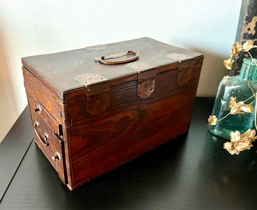 骨董 アンティーク 掛硯 古道具 文房具 万年筆 算盤 木箱 大正 昭和レトロ