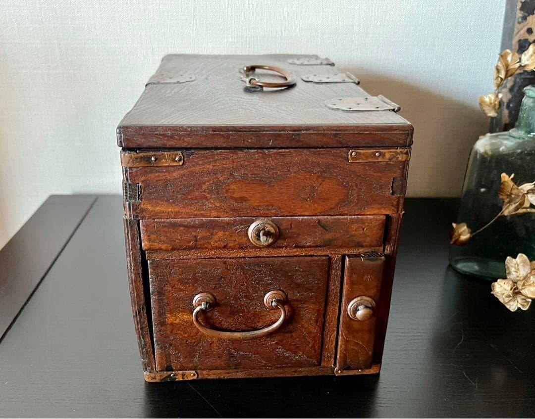 骨董 アンティーク 掛硯 古道具 文房具 万年筆 算盤 木箱 大正 昭和レトロ