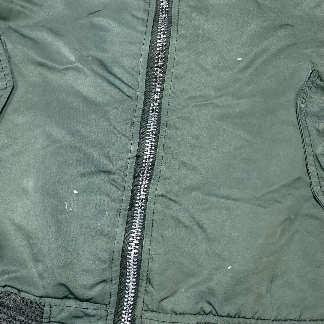 90s ALPHA MA-1 フライトジャケット グランドクルー USA製 L