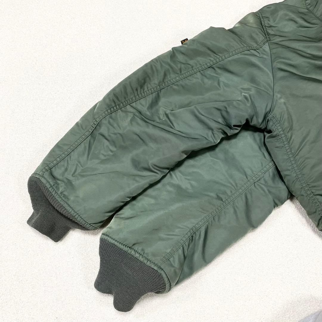 90s ALPHA MA-1 フライトジャケット グランドクルー USA製 L