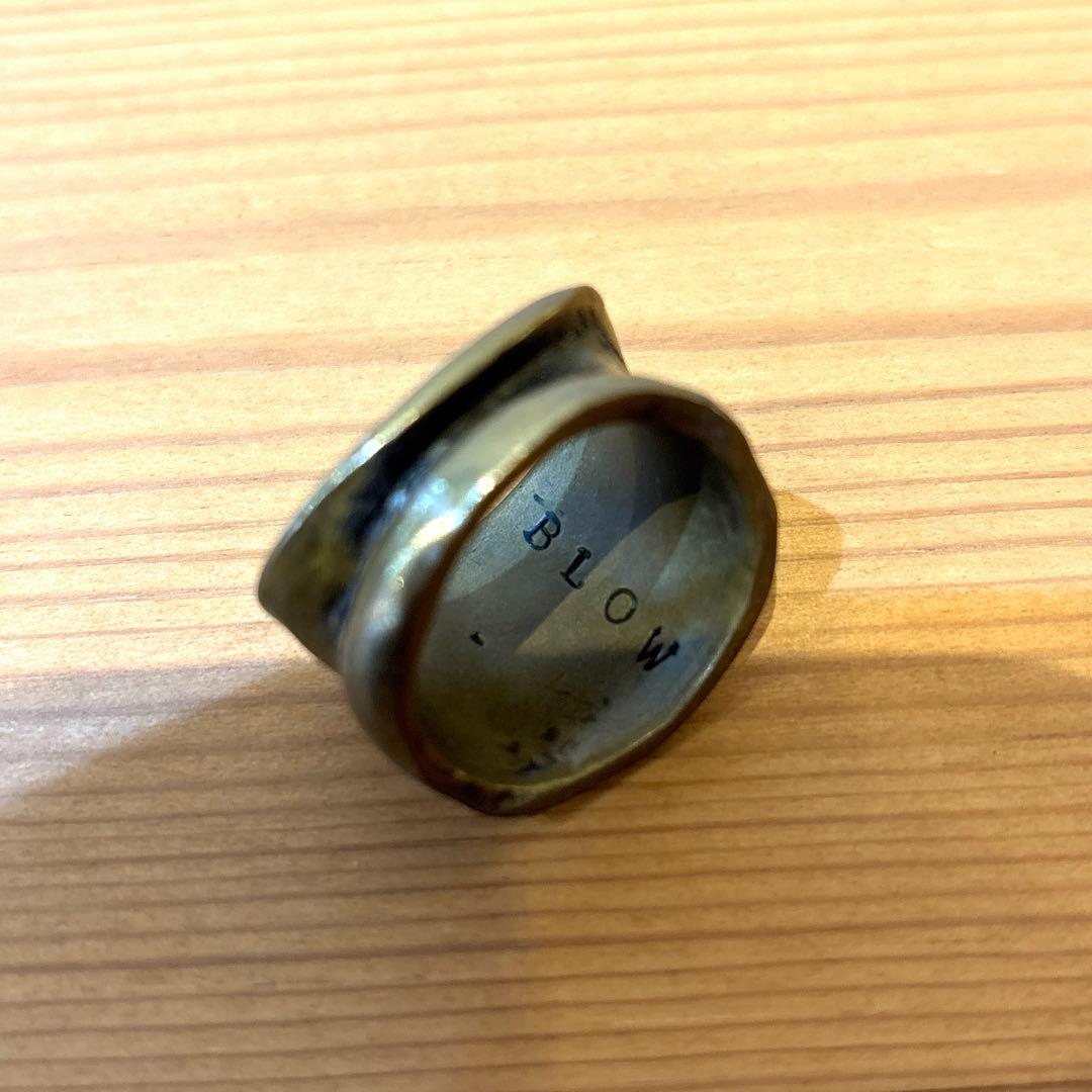 BLOW by JUN UEZONO 真鍮リング　ブロウ　バイ　ジュンウエゾノ