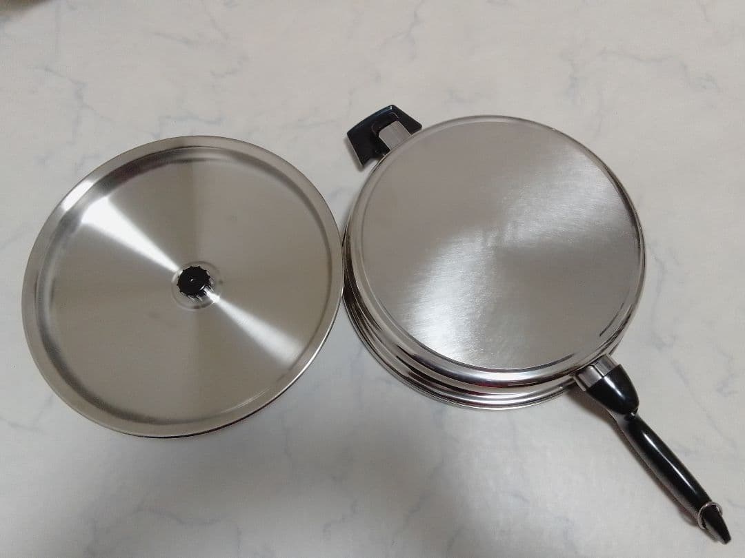 ☆未使用☆ パーマネント 鍋 フライパン セット ソースパン 片手鍋 蒸し器