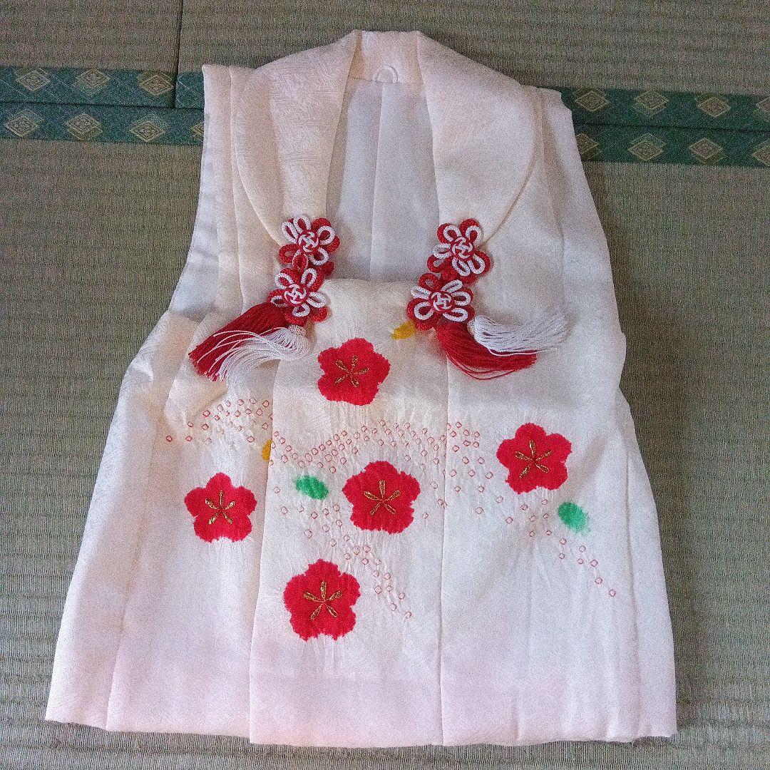 七五三 ３歳 赤被布着