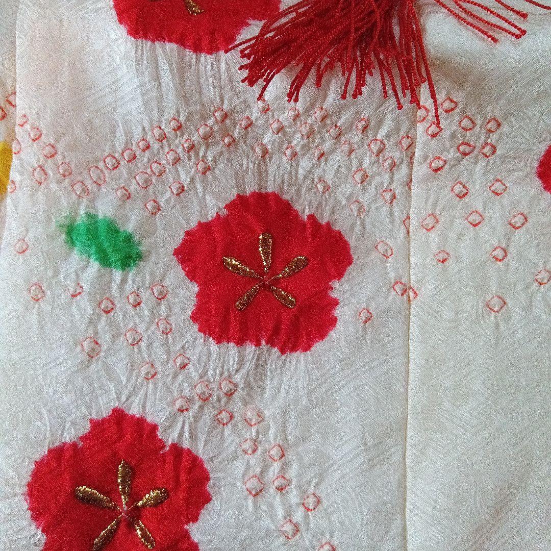 七五三 ３歳 赤被布着