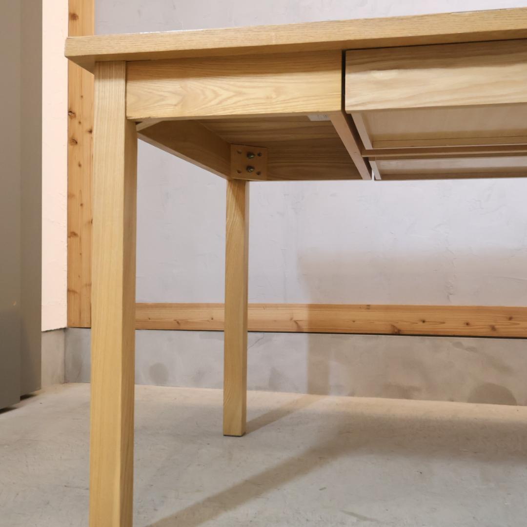 unico ウニコ HUTTE ヒュッテ アッシュ材 引出し ダイニングテーブル