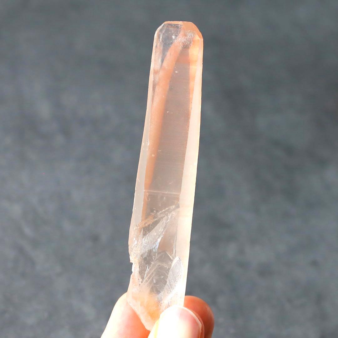 希少！タビー型 ピンクレムリアンシード クリスタル 水晶 鉱物 原石