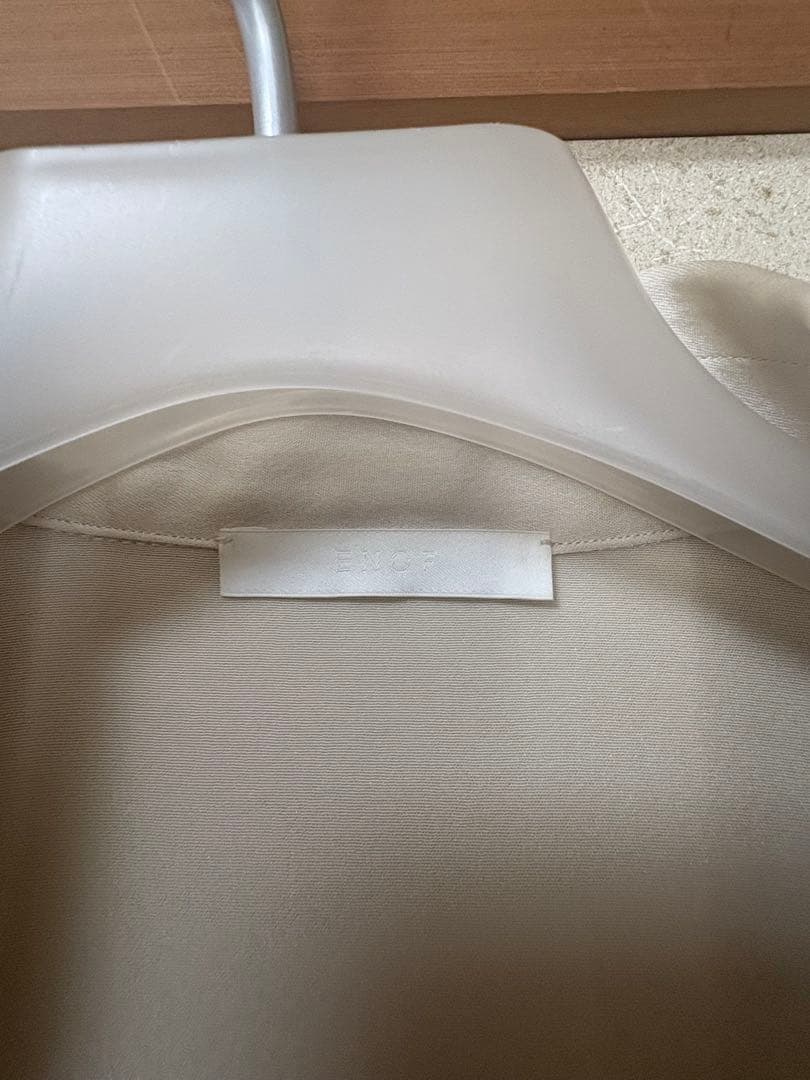 ENOF ace short sleeve shirt エクリュ　半袖　サイズ2