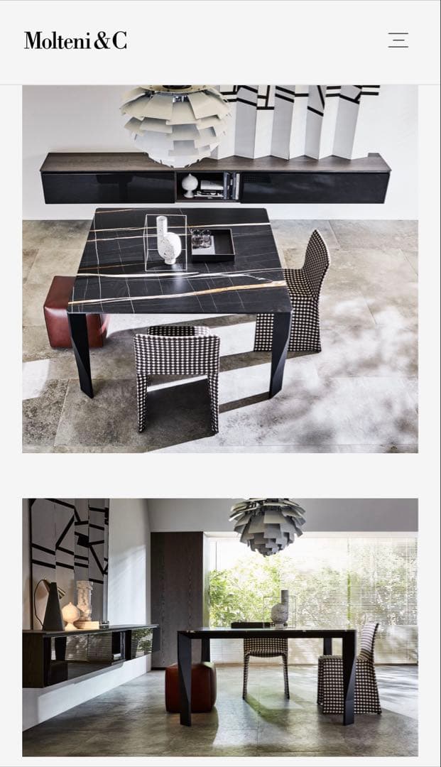 モルテーニ　グローブチェア　4脚セット②