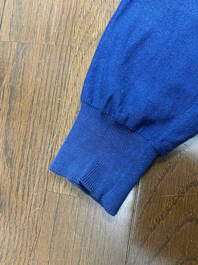 マルジェラ　カーディガン　青