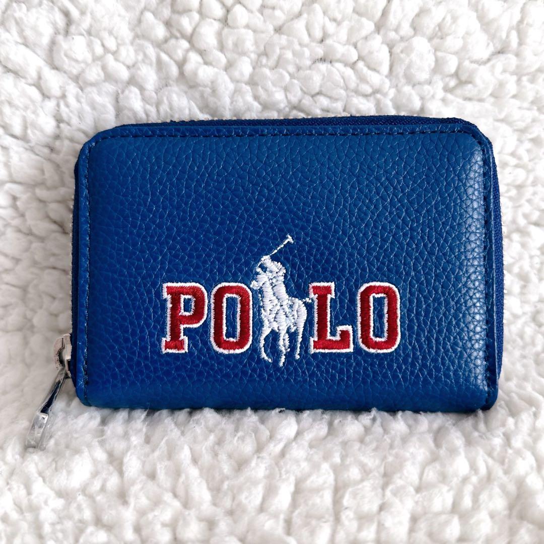 【未使用】ポロラルフローレン　ケース　ラウンドジップ　レザー　箱付き