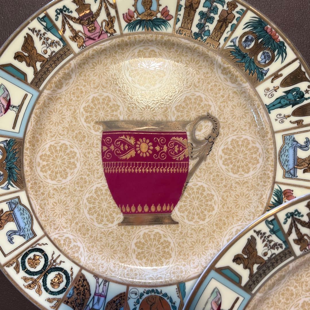 グッチヴィンテージ風デザイン皿5枚セット