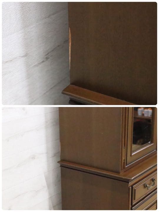 GMEK86○maruni / マルニ木工 最高級 飾り棚 キャビネットカップボ