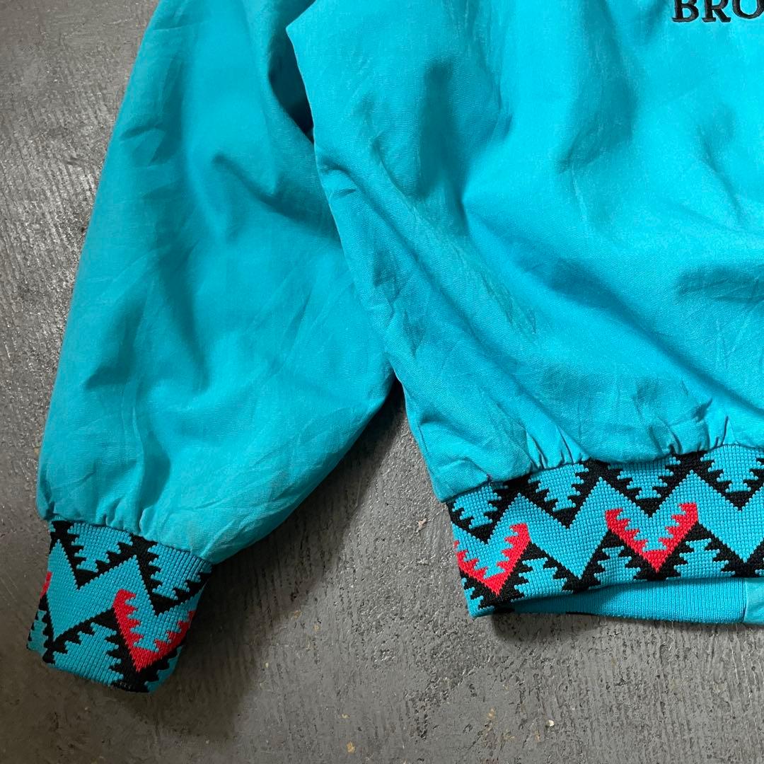 USA製 刺繍ワークジャケット 中綿 ネイティブ柄 XL
