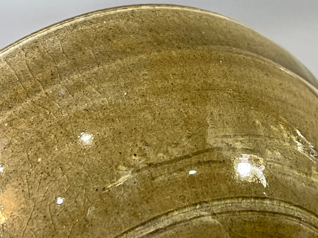 DT752 茶道具 横井米禽作 雲鶴写鉢 共箱