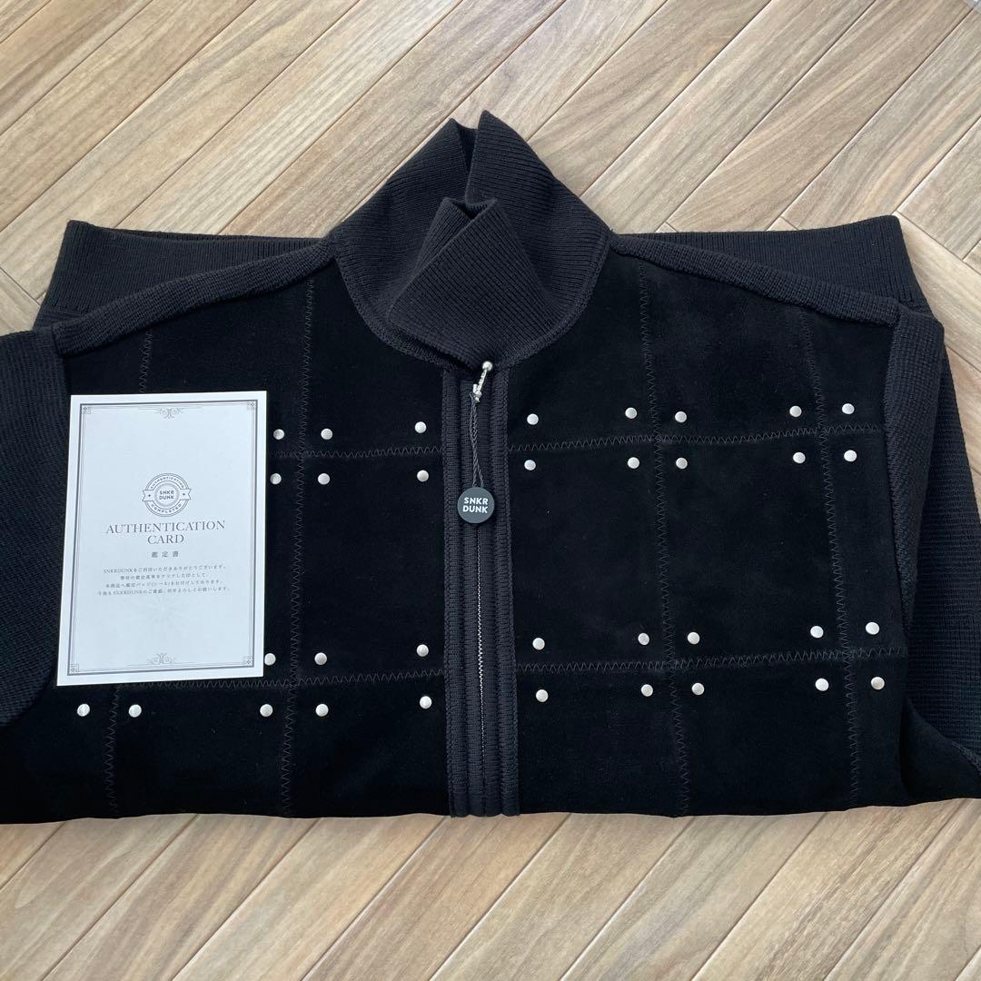 トップス Supreme Studded Suede Zip Up Cardigan S