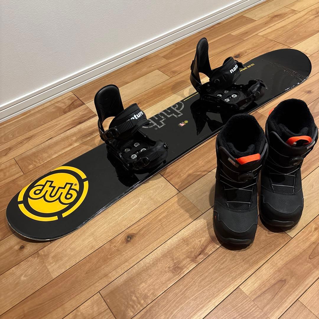 dub スノーボード 130 バートン ZIPLINE BOAブーツ 3点セット