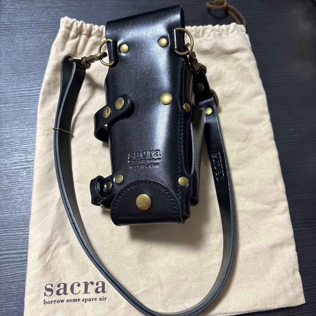 sacra シザーケース　黒　SA-09 　元値24200円