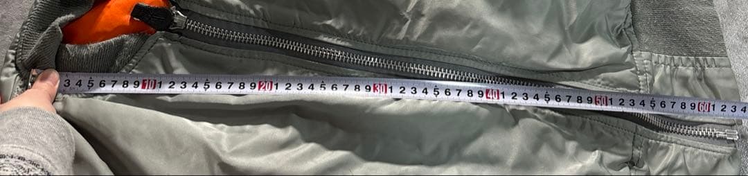 超希少色　シルバーグレー　80s alpha ma-1 flight jacke