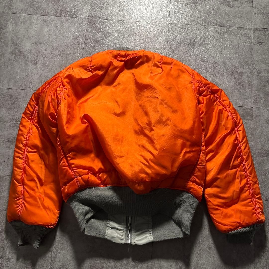 超希少色　シルバーグレー　80s alpha ma-1 flight jacke