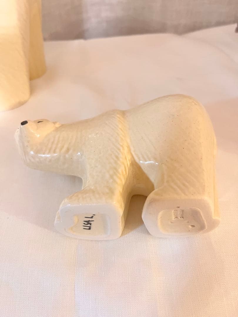 訳あり リサラーソン シロクマ親子セット
