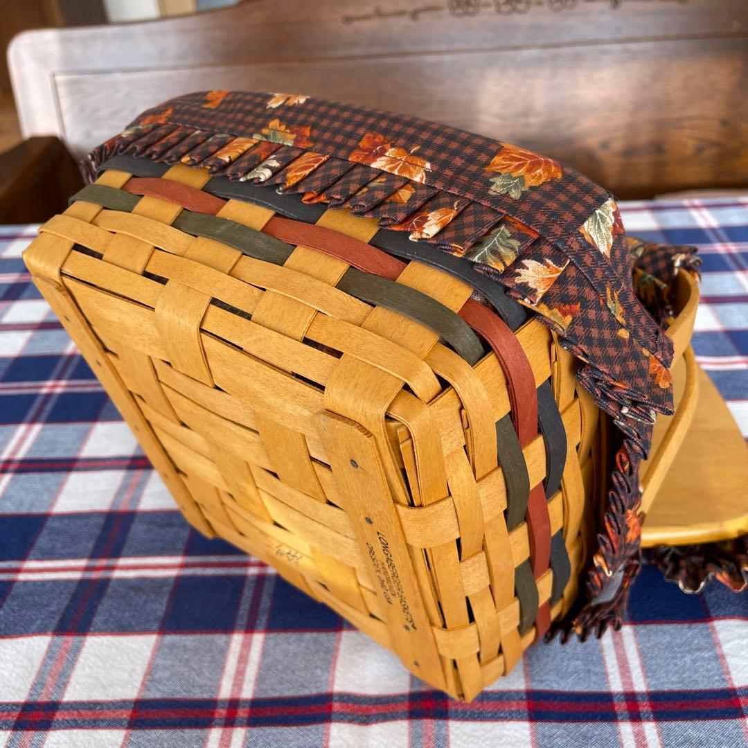 ロンガバーガーバスケット　アンティーク　カゴ