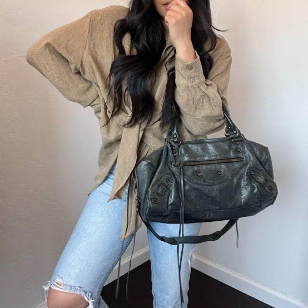 バレンシアガ トートバッグ ショルダーバッグ シティ ツィギー ボストン