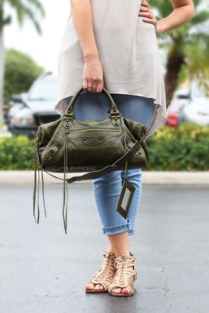 バレンシアガ トートバッグ ショルダーバッグ シティ ツィギー ボストン