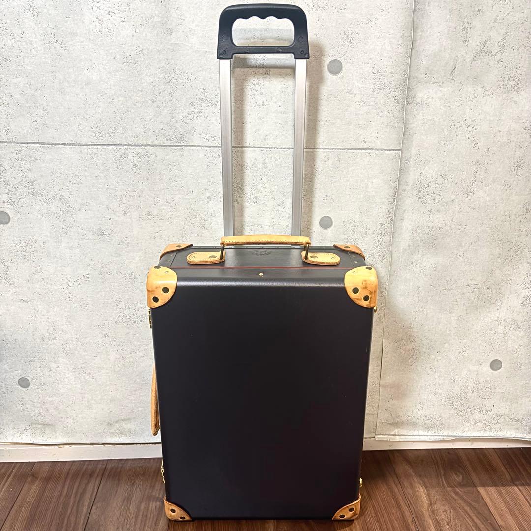 ［美品］グローブトロッター　オリジナル　スーツケース　ネイビー　ヌメ革