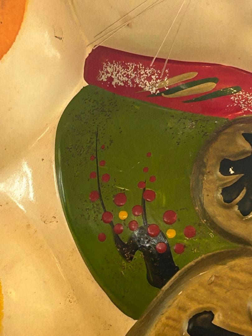 骨董／招き猫／貯金箱／希少／アンティーク／ヴィンテージ　右手