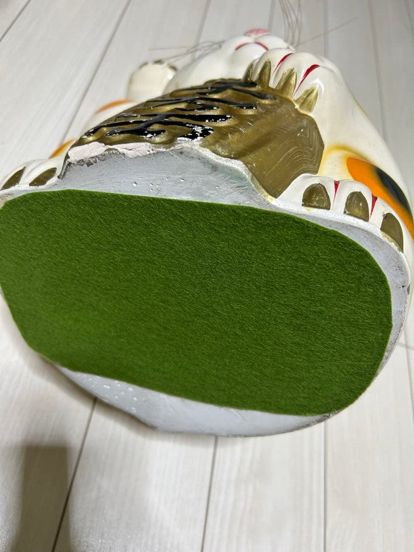 骨董／招き猫／貯金箱／希少／アンティーク／ヴィンテージ　右手