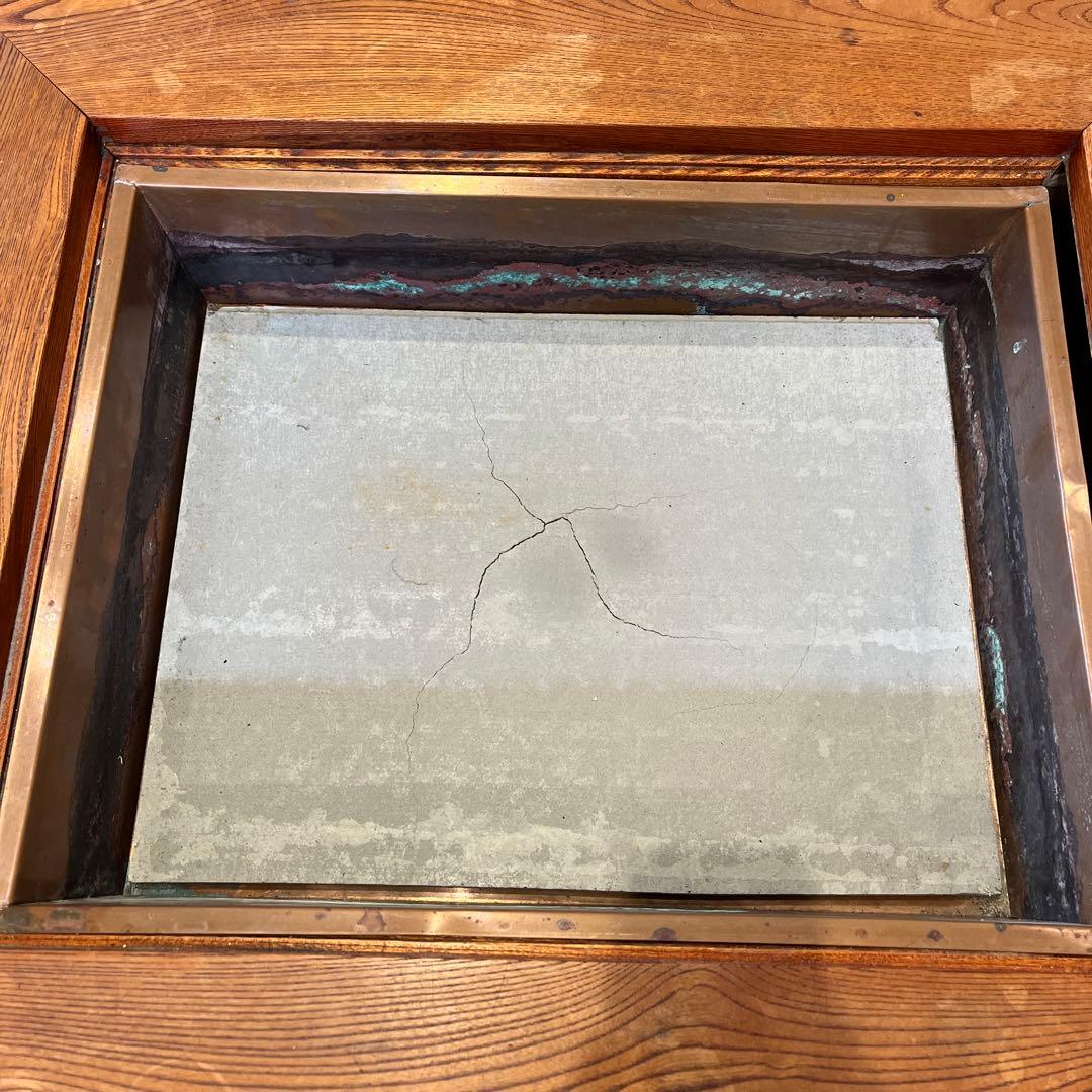 座卓　ローテーブル　囲炉裏　木製引き出しつき　レトロ　アンティーク家具