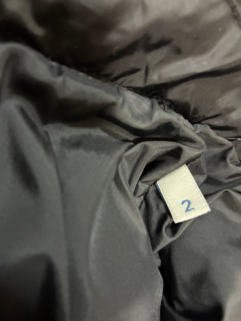 らっくん 美品　MONCLER フラメッテ　フード付きロングダウン