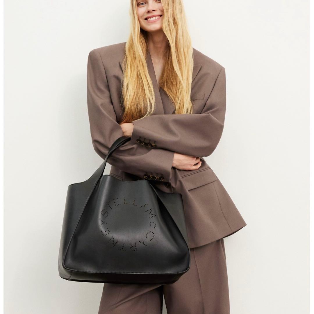 Stella Logo Tote Bag ステラ ロゴ トートバッグ ブラウン