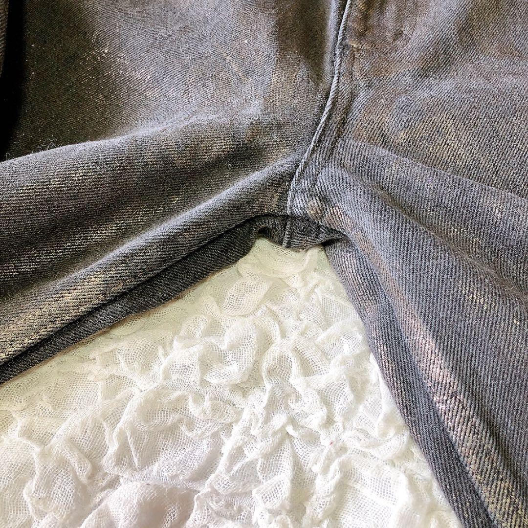 Ameri アメリ FOIL STRAIGHT COLOR DENIM 26