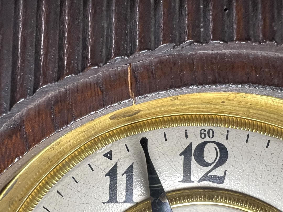 Ｚマーク　柱時計　横浜エムズイ商会　ゼンマイ式　宮型　ボンボン時計　手巻き式