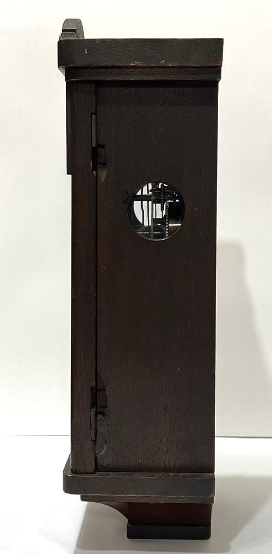 Ｚマーク　柱時計　横浜エムズイ商会　ゼンマイ式　宮型　ボンボン時計　手巻き式