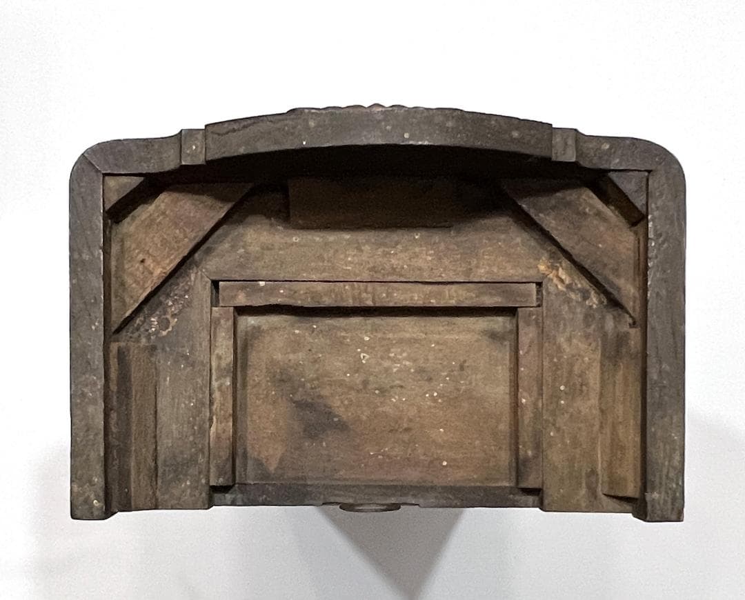 Ｚマーク　柱時計　横浜エムズイ商会　ゼンマイ式　宮型　ボンボン時計　手巻き式