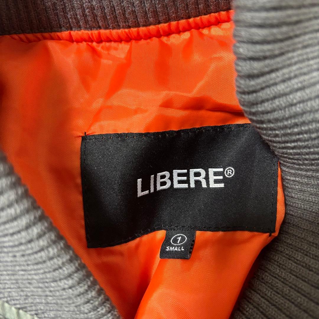 ジャケット・アウター LIBERE COMBINATION MA-1 JACKET BLK