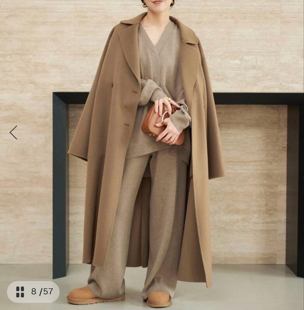 plage HAMILTON PEA コート ブラウンD 38