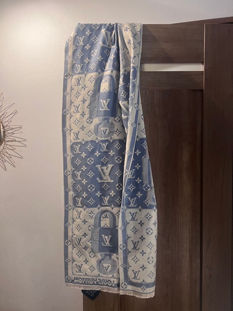 Louis Vuitton ショール・モノグラム デニム　ストール　マフラー