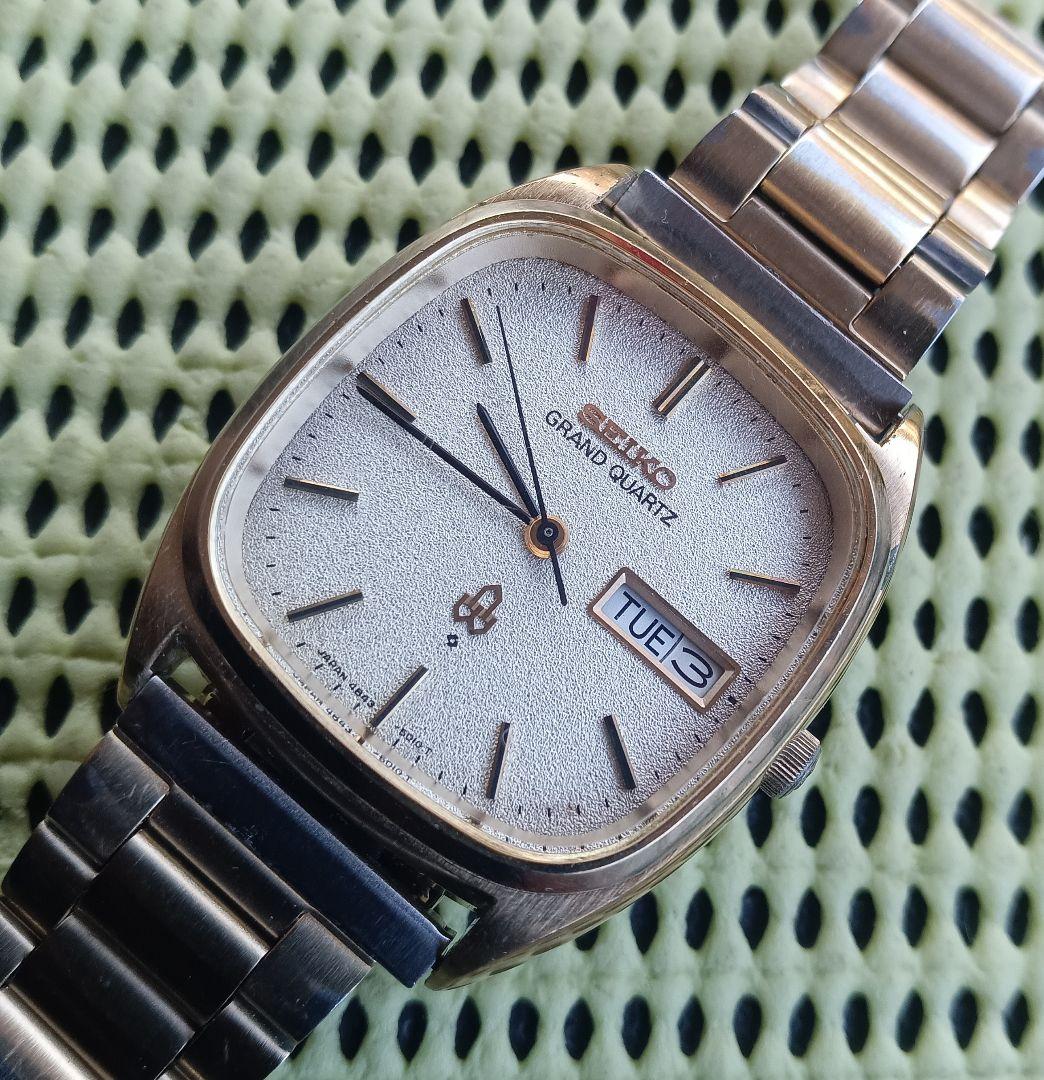 【ジャンク】セイコーグランドクオーツ４８４３-５１００ビンテージ