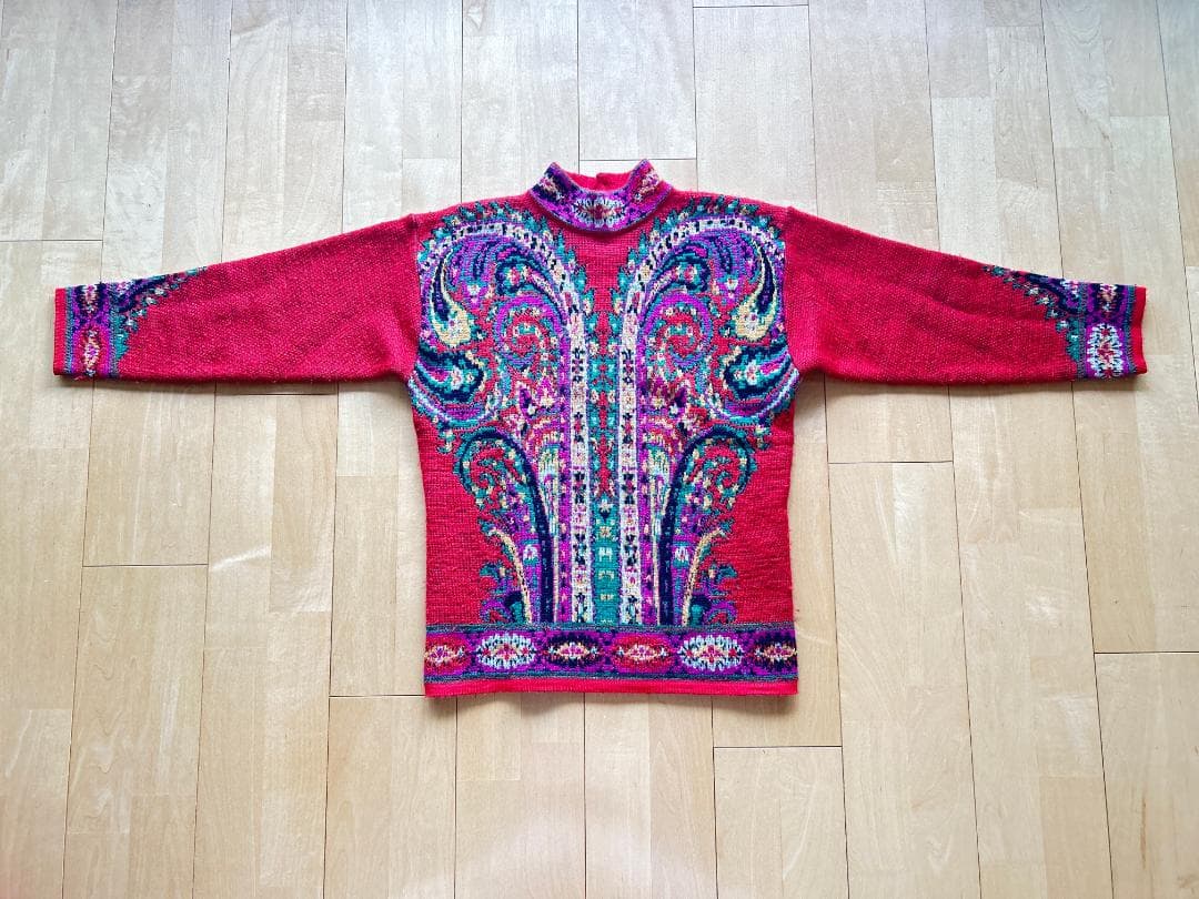 KENZO ケンゾー　ヴィンテージ 花柄 ニット セーター