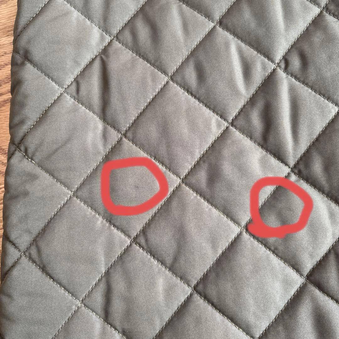 OUR ロング丈のキルティングベスト